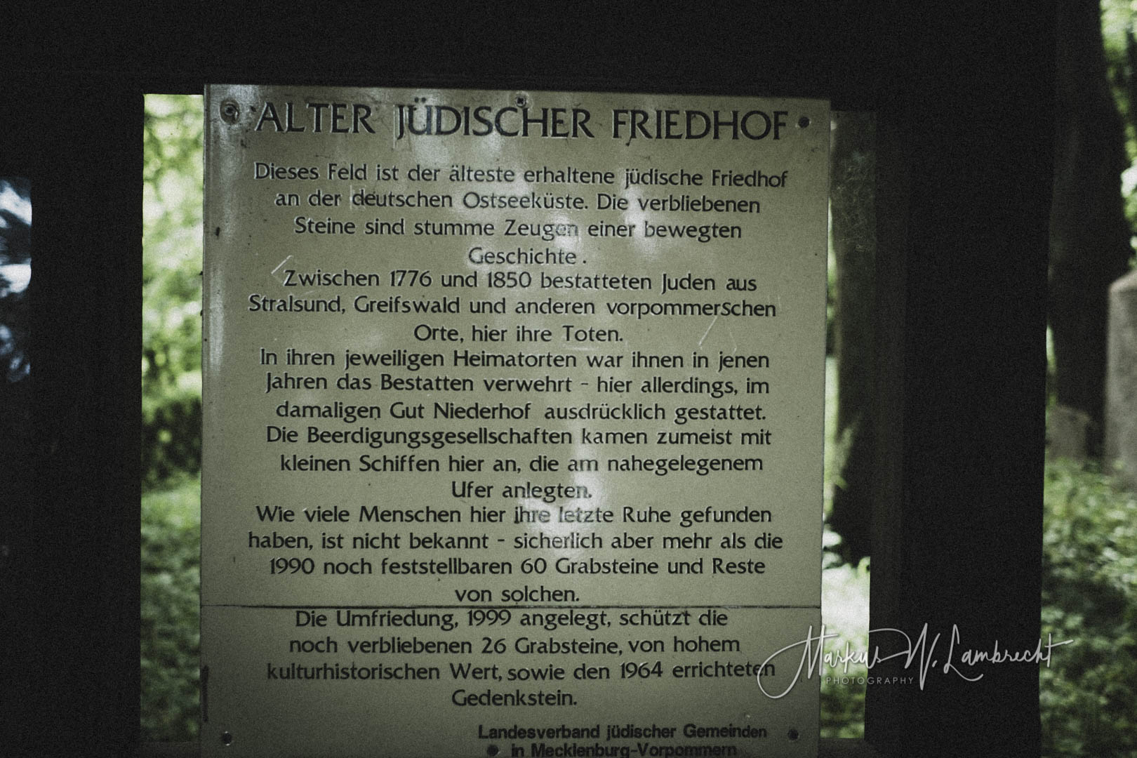 Niederhof (Sundhagen), Jüdischer Friedhof